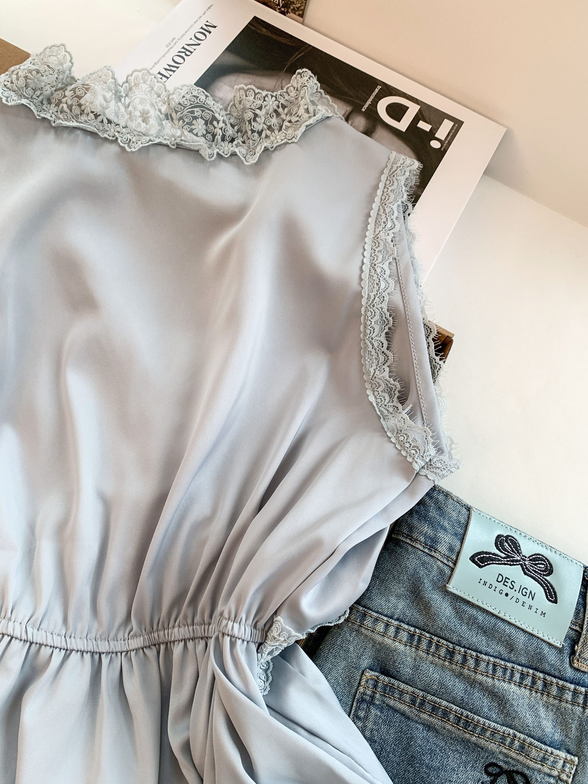 french-lace-trim-v-neck-womens-shirt-summer-2026-loose-fit-short-sleeve-top_2 French Lace Trim V-Neck Women's Shirt Summer 2026 Loose Fit Short Sleeve Top