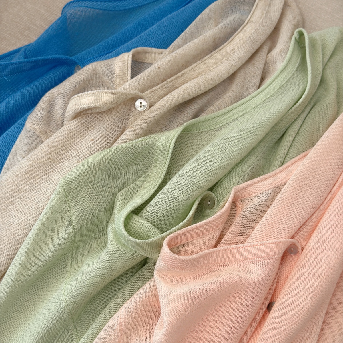 Women's Lightweight Knit Cardigan Summer Sun Protection Long Sleeve Loose Fit