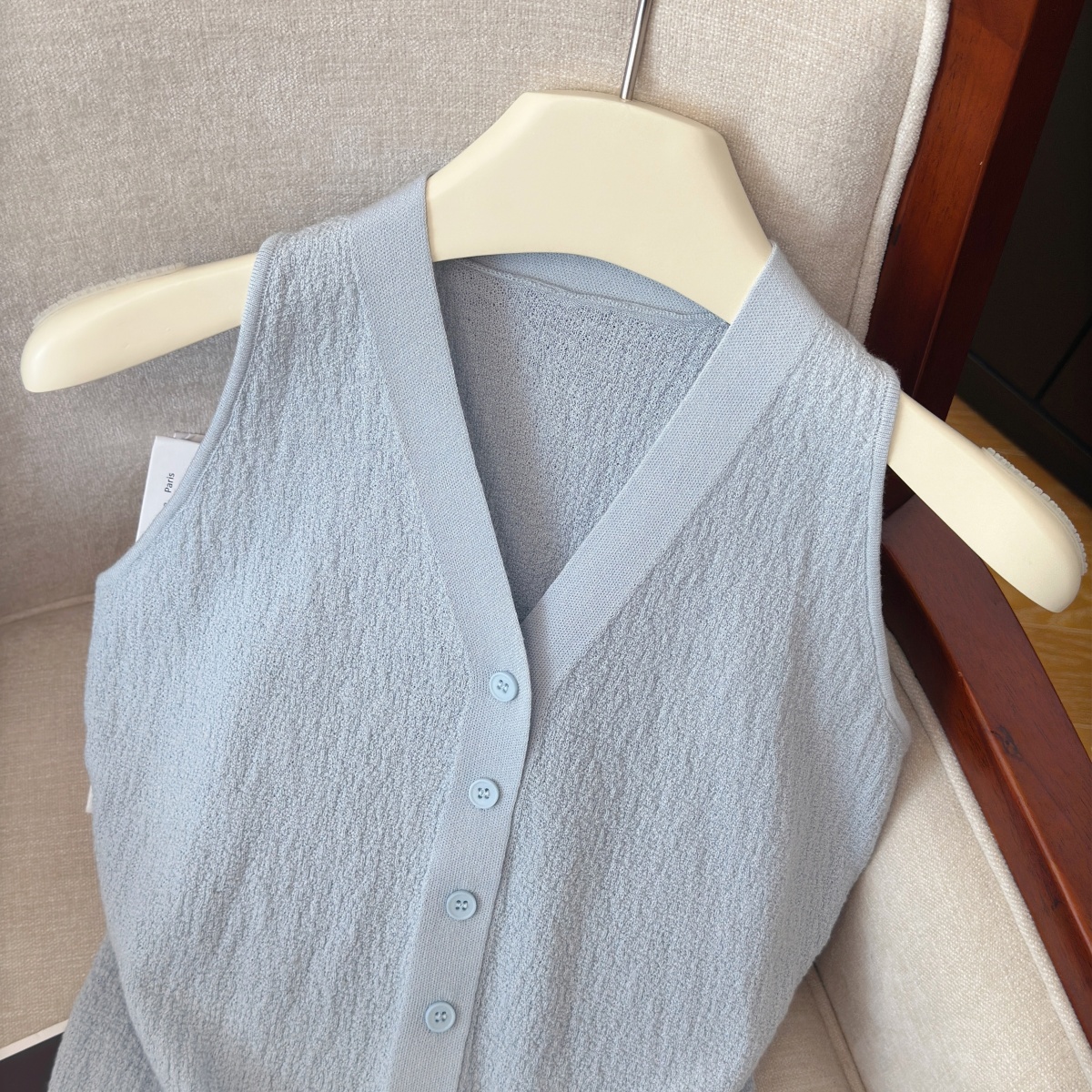 Women's Sleeveless Knit Cardigan Summer Solid Color Soft Top